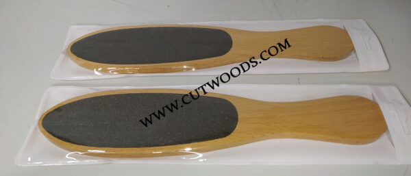 Foot File of Imported Wood Material 1 pcs double sided sand-paper Waterproof - Image 4