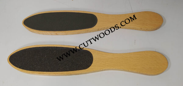 Foot File of Imported Wood Material 1 pcs double sided sand-paper Waterproof - Image 3